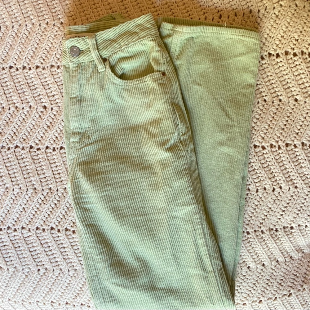 PacSun Light Green Corduroy Pants